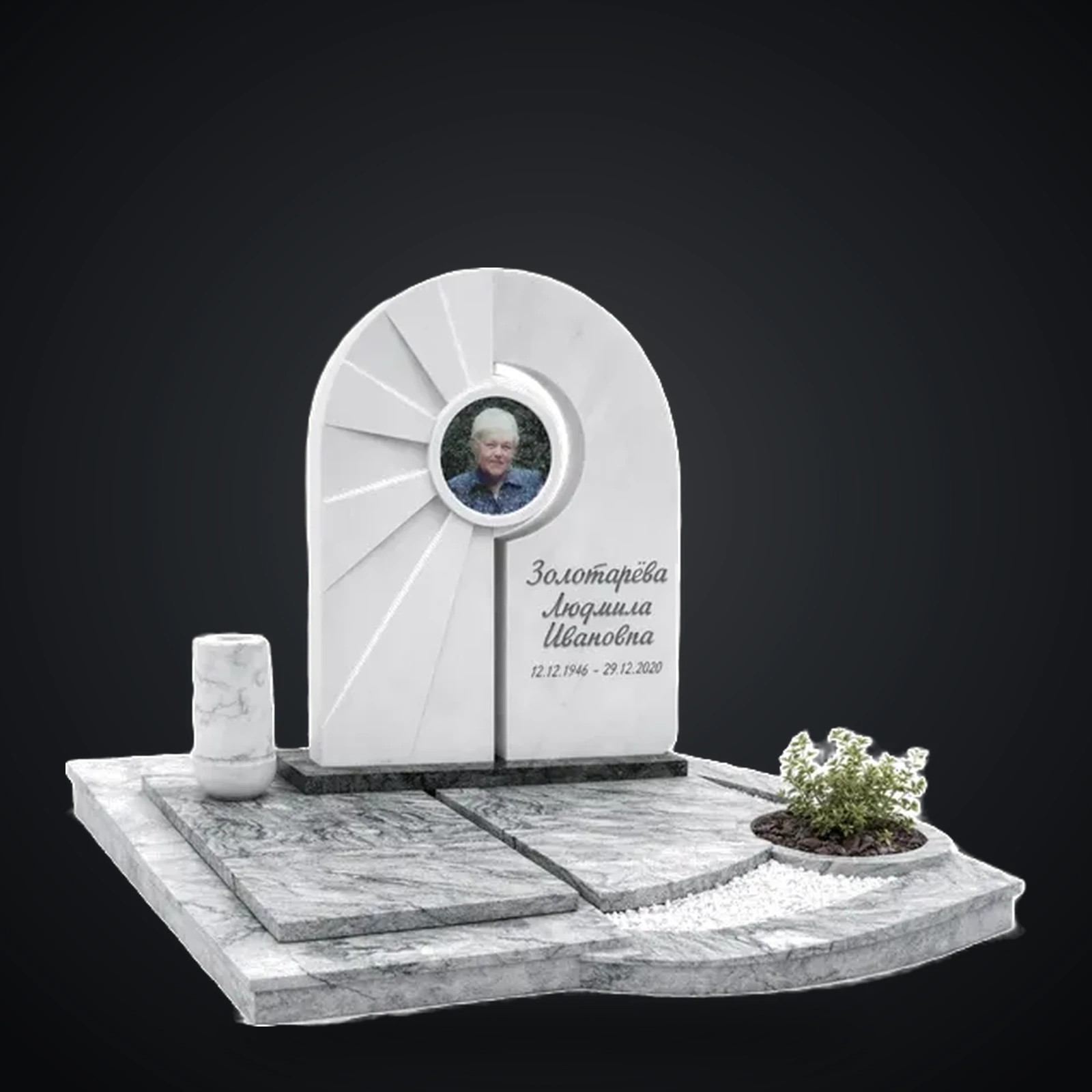 Памʼятник одинарний OD034