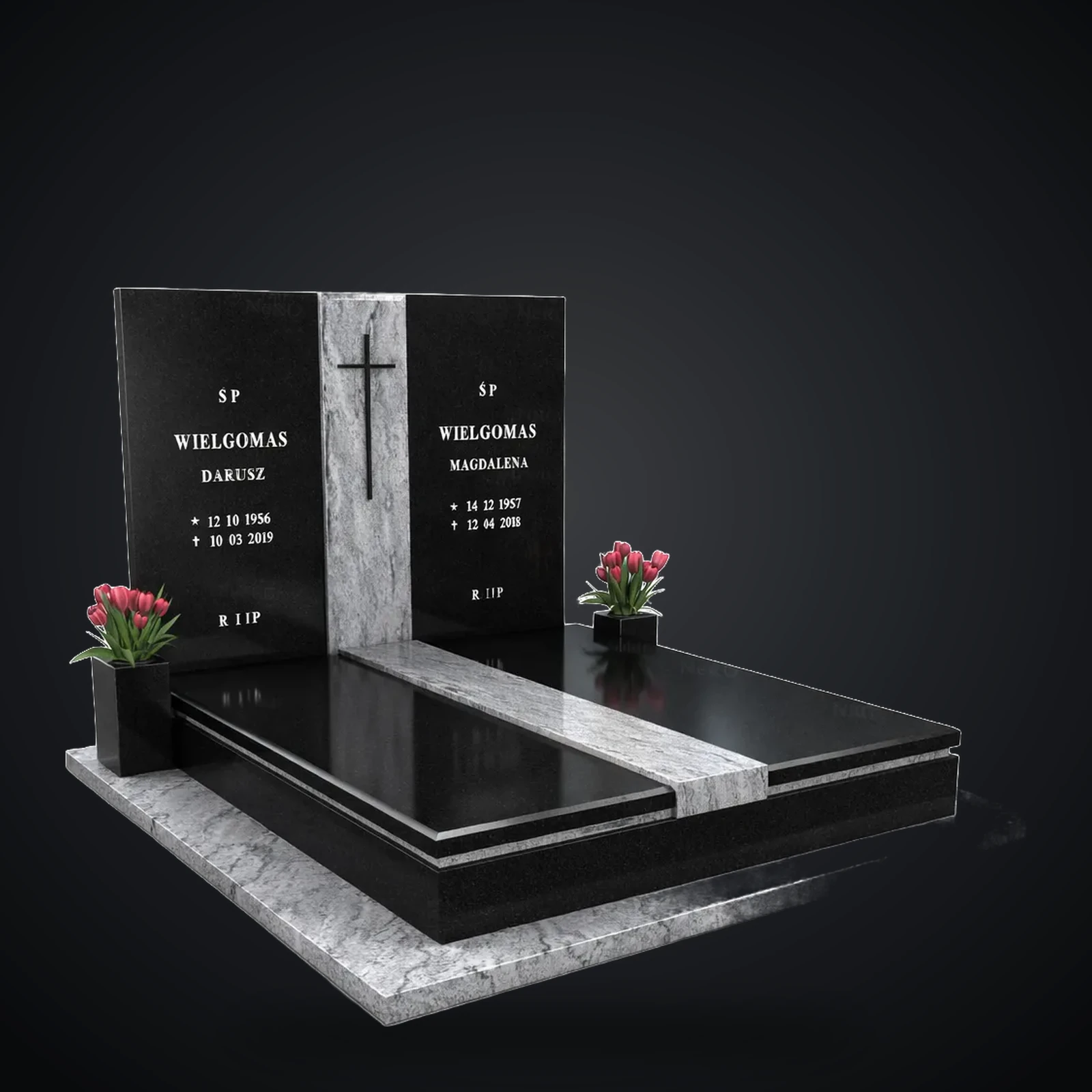 Памʼятник подвійний PP215